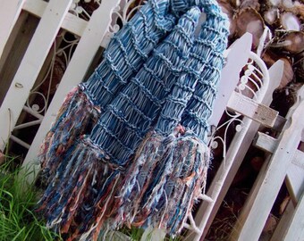 Country Chic Decor Blanket, Southern Charm Throw Country Chic Home Decor Afghan Blue Coral White Brown Housewares