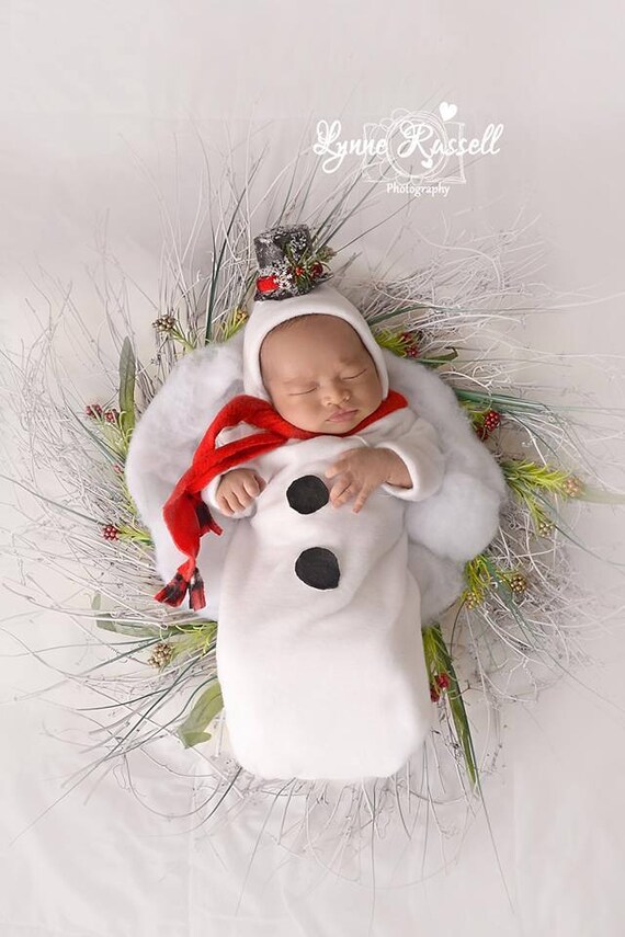 snowman newborn outfit