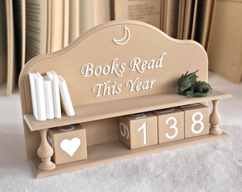 Book Counter - Books Read This Year - 3D Printed Reading Tracker