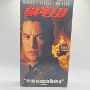 SPEED VHS Movie | 1994 Keanu Reeves Sandra Bullock | 90s Action Classic | Retro Movie Night