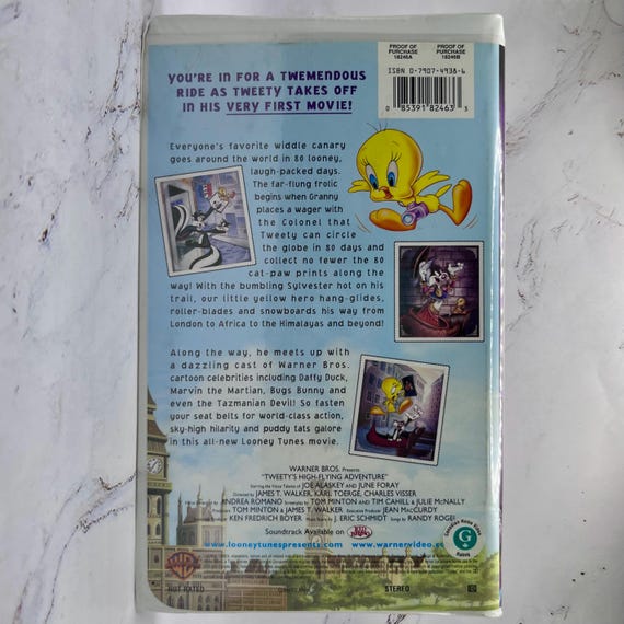Tweety's High-flying Adventure (VHS, 2000) Looney Tunes Movie