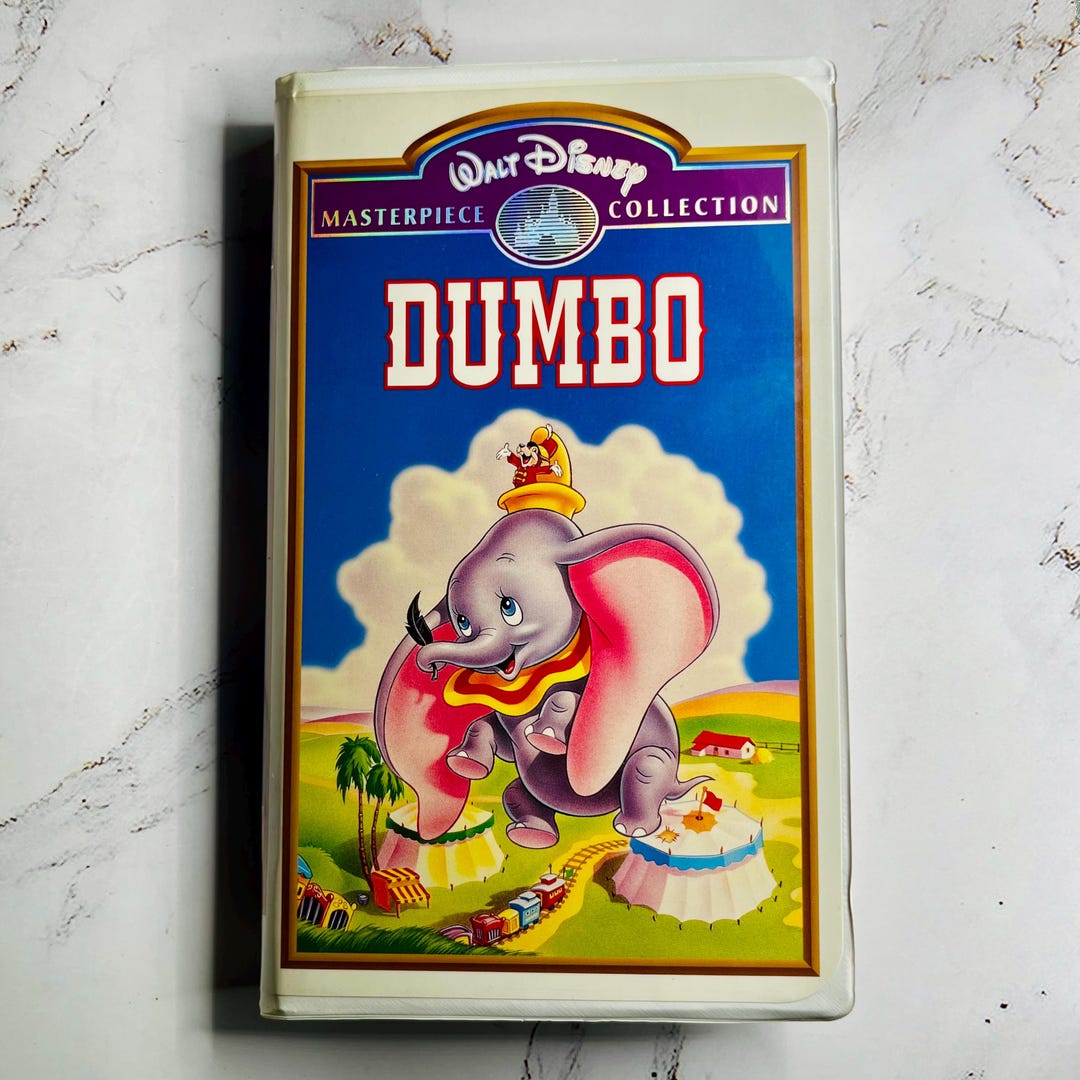 Disney DUMBO VHS Tape - Walt Disney Masterpiece Collection - Classic ...