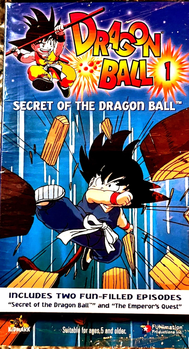 Dragon Ball Z VHS Tape Collection, Frieza Saga, Anime Movies, GT DB 1 Secret of...