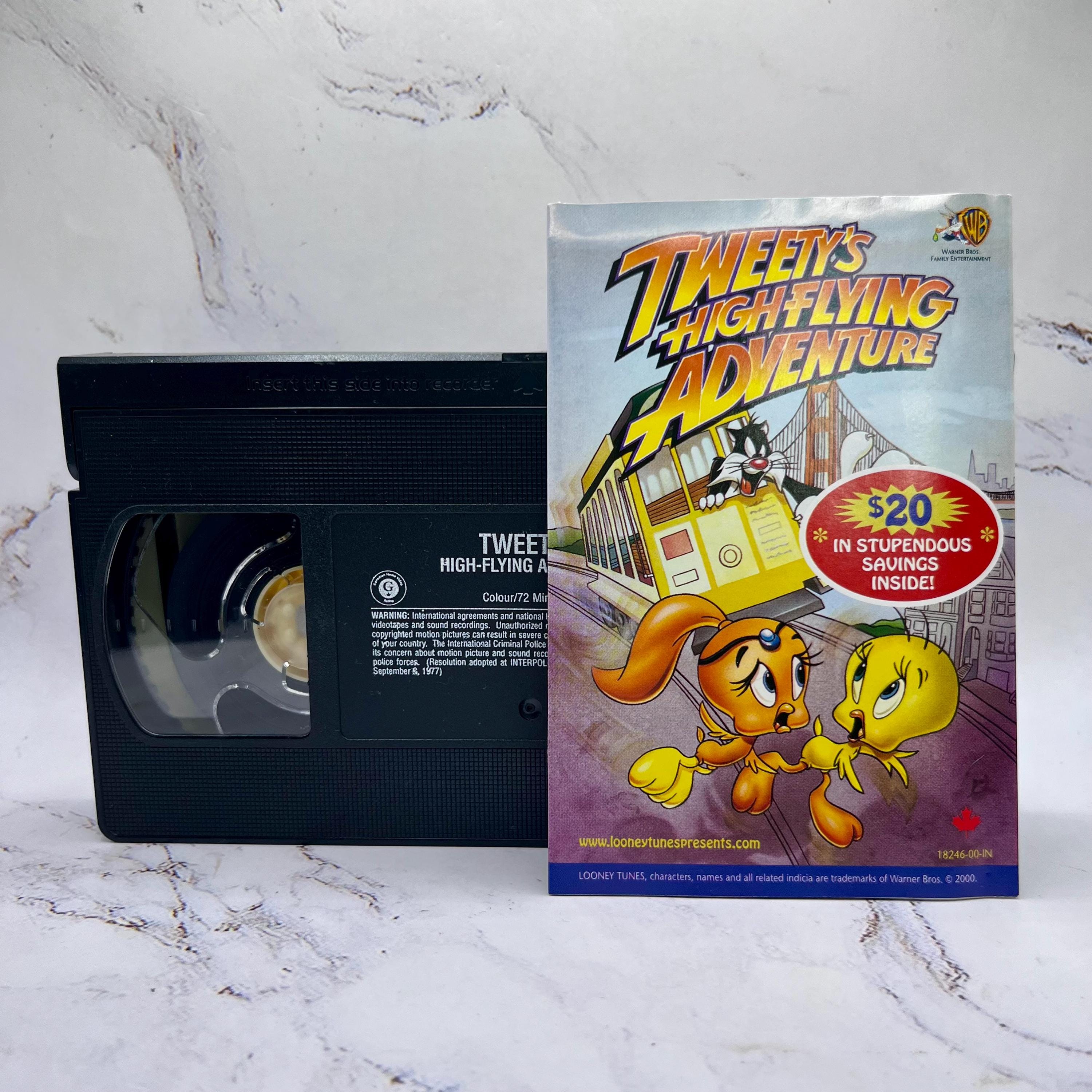 Tweety's High-flying Adventure (VHS, 2000) Looney Tunes Movie