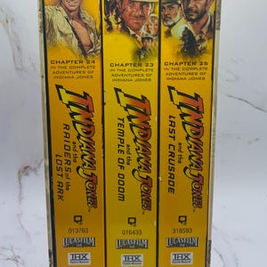 インディ・ジョーンズ VHS ボックスセット: 80年代アクション映画三部作