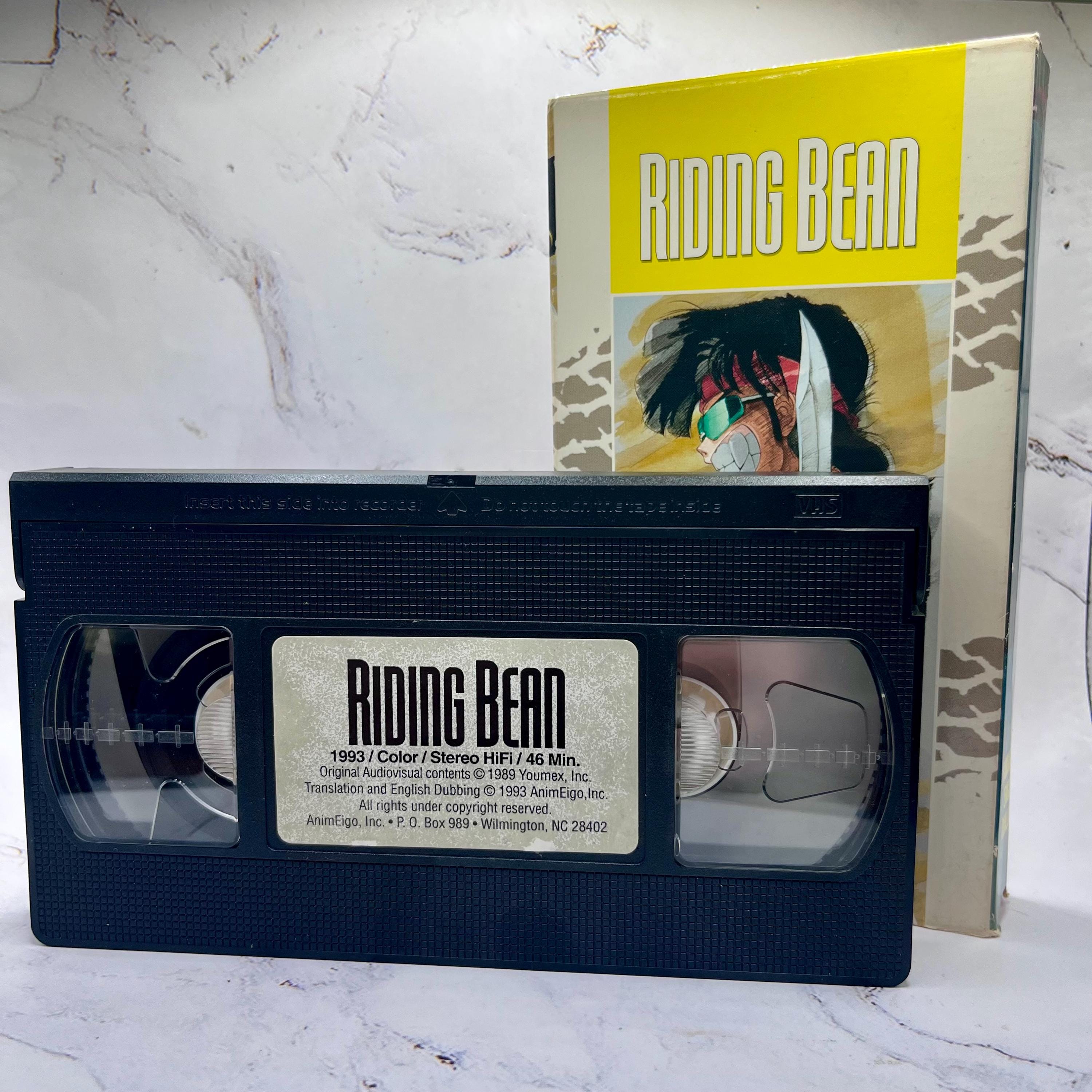 Riding Bean (VHS, 1989) Anime Movie, OVA (eng Dub) - Etsy
