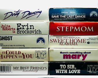 90s RomComs on VHS, Classic Romantic Comedies and More