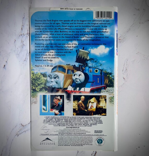 Thomas and the Magic Railroad (VHS, 2000) - Etsy