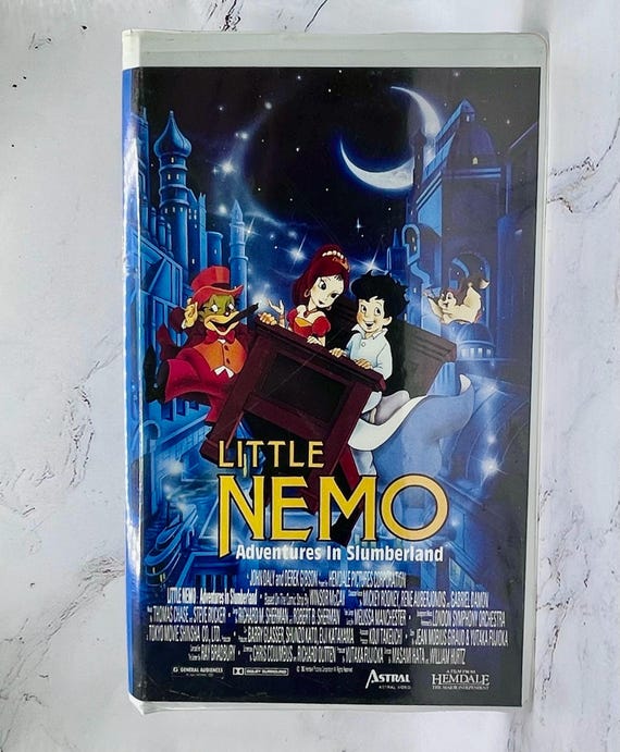 Little Nemo Adventures: in Slumberland VHS (1993) VHS Tape