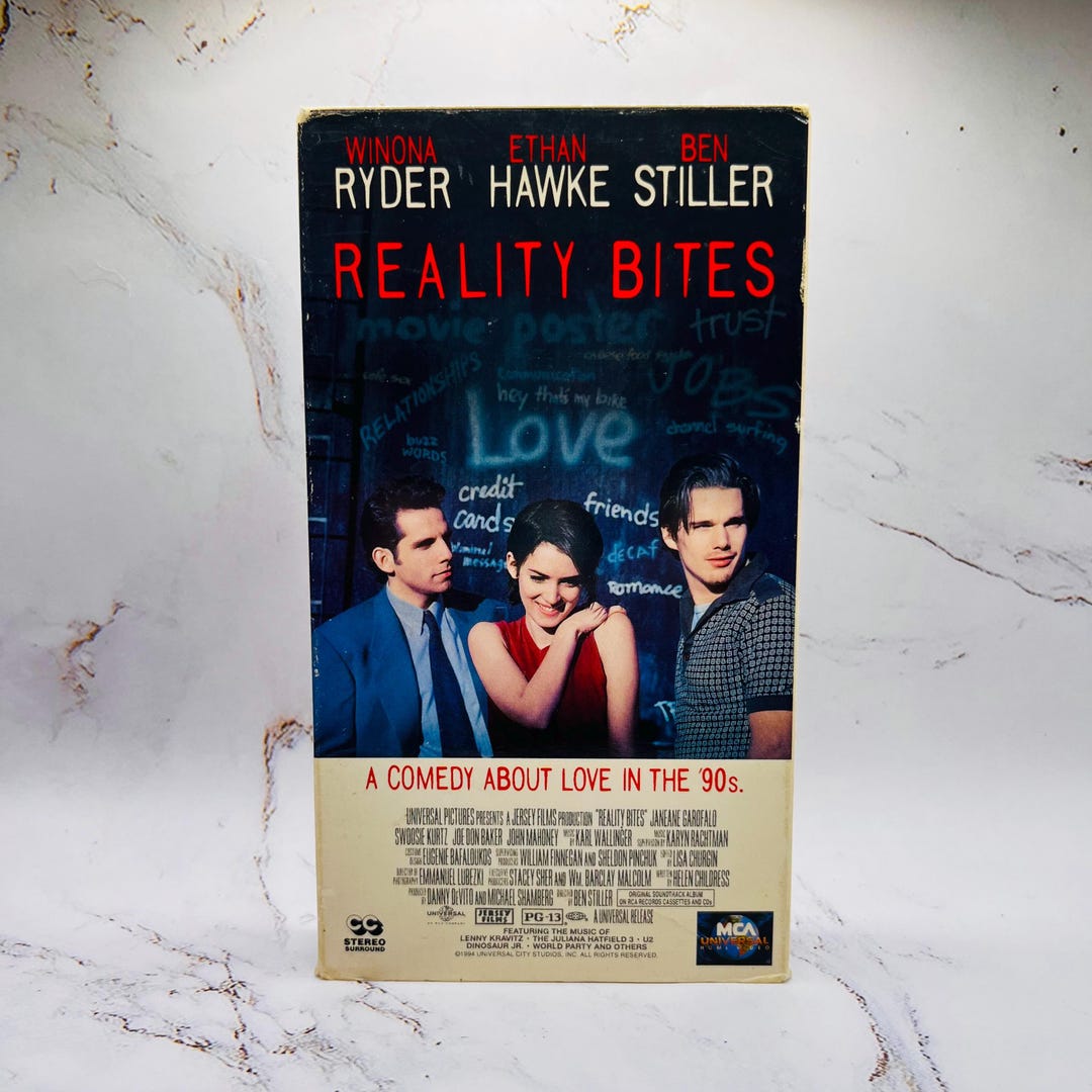 Reality Bites VHS: 1994 Rom Com - Winona Ryder, Ethan Hawke - Etsy