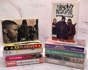 90's Hip Hop and R&B Cassette Tapes - Nas, Aaliyah and More!