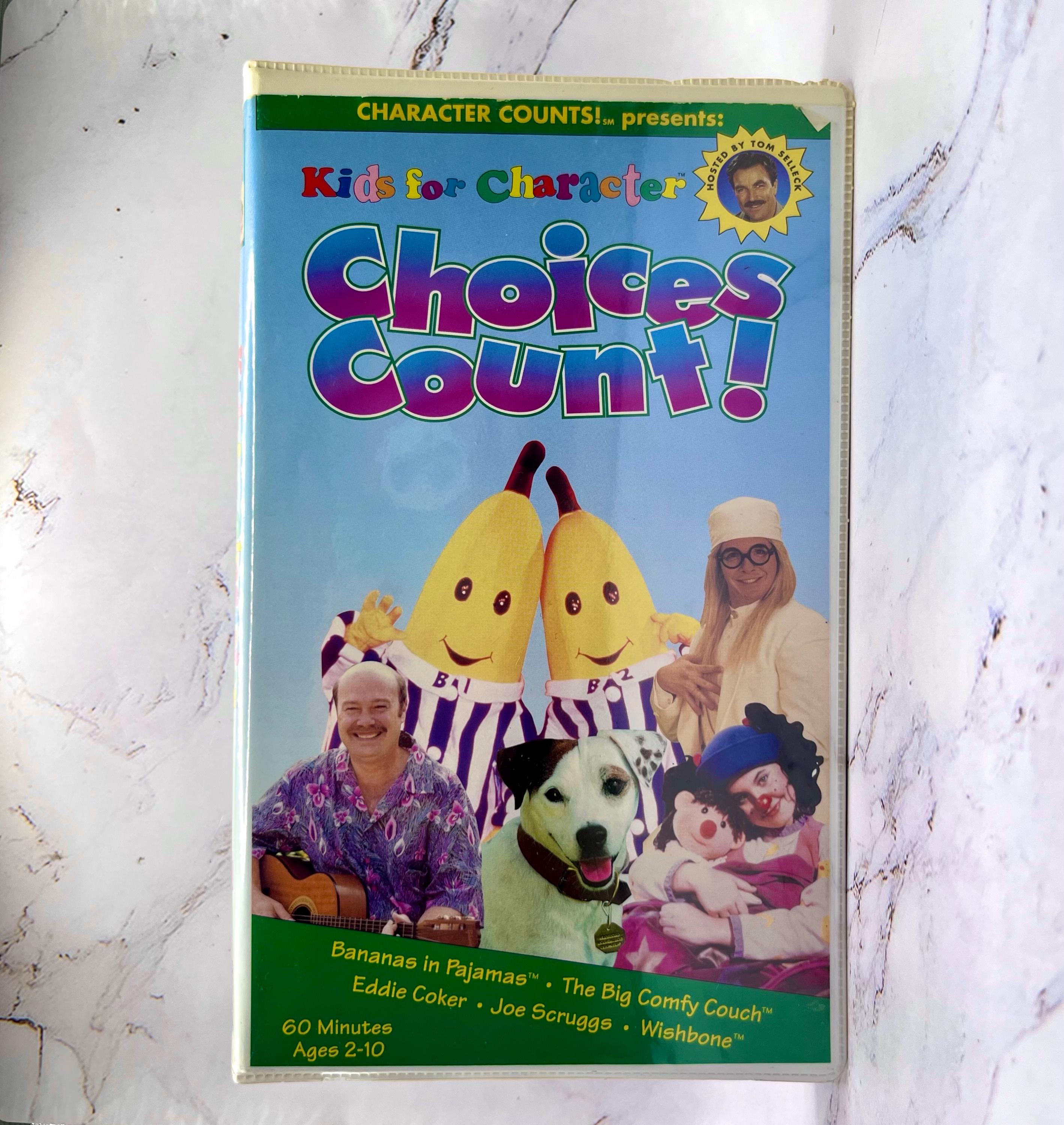 Kids for Character: Choices Count (VHS, 1997) Bananas in Pajamas ...