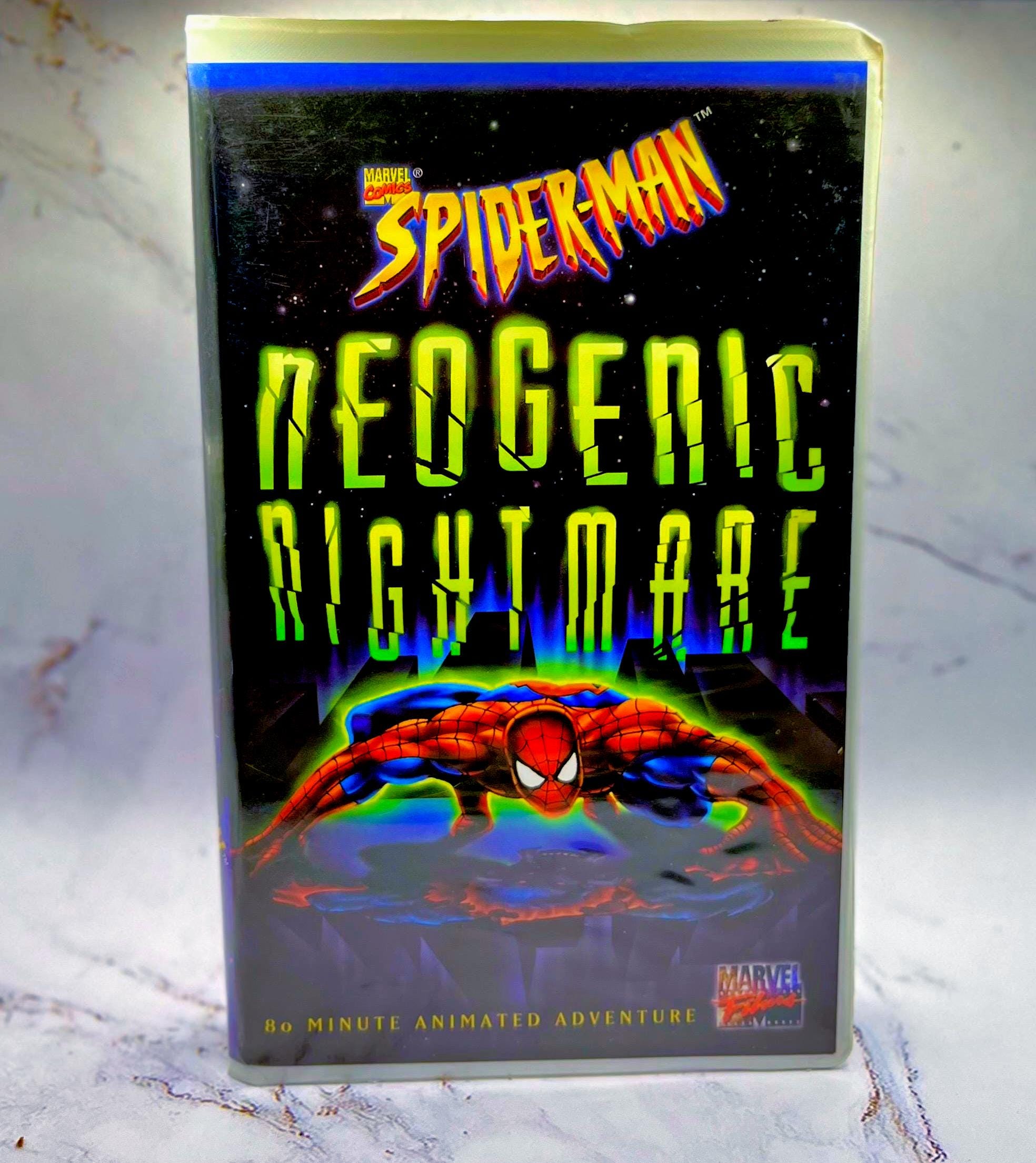 SPIDER-MAN Neogenic Nightmare VHS Movie (1997) Marvel Films Rare