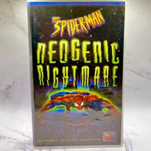 SPIDER-MAN Neogenic Nightmare VHS Movie (1997) Marvel Films Rare