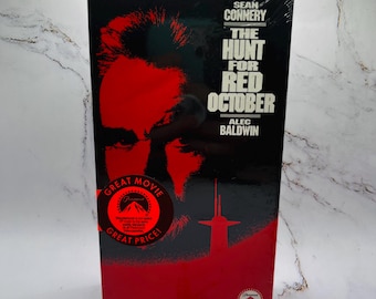 Vintage the Hunt for Red October VHS Video Tape - Starring: Sean