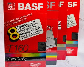 Various Blank VHS TAPES for Recording - (Sealed) T-160, T-120 Fujifilm, Basf, Memorex