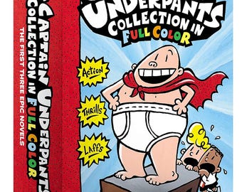 The Captain Underpants Color Collection (Captain Underpants #1-3 Boxed Set): From the Creator of Dog Man