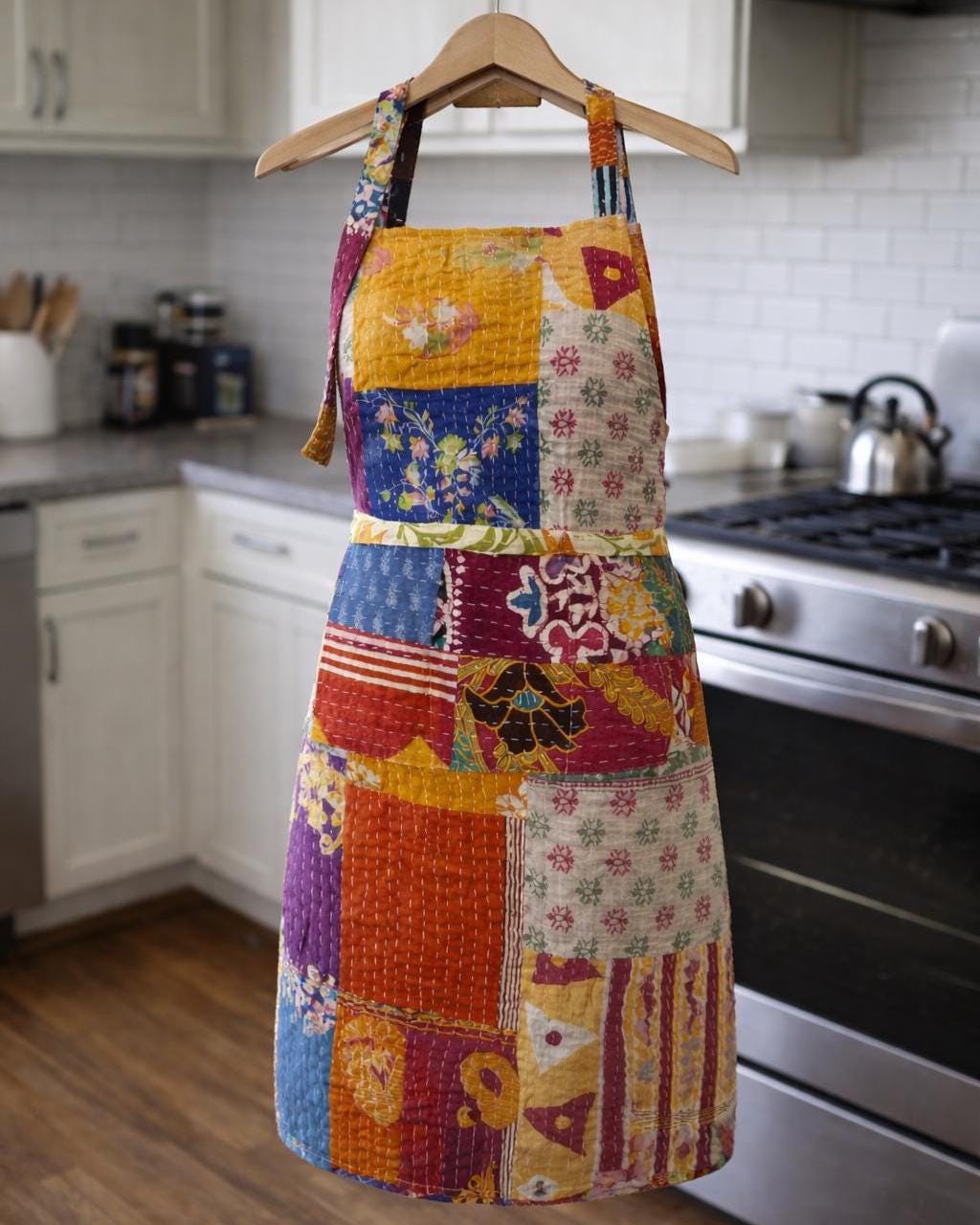 Kantha Apron - Etsy