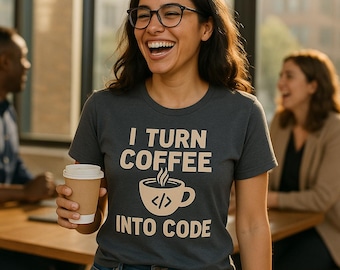T-shirt drôle de café de codage : humour de programmeur, cadeau de réalisateur de Java