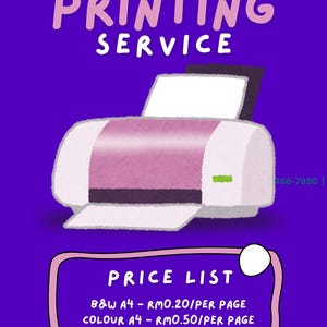 Printing Service Poster