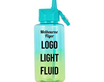 Logo Light Fluid Water Bottle