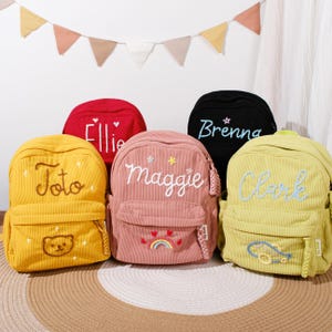 Custom Name Backpack for Toddlers - Adorable Preschool Bag - Unique Gift for Boys & Girls
