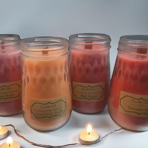 Soy Wax Mason Jar Candles 16 oz.