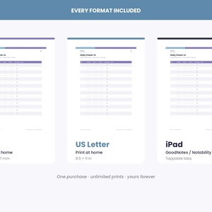 不安とパニック発作の記録シート（印刷可能）｜トリガートラッカー、グラウンディングテクニック、対処スキル｜CBTワークシート、気分記録｜印刷用＋iPad用 画像 4