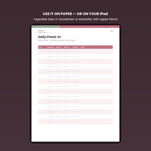 Perimenopause and Menopause Symptom Tracker Printable | Hot Flush, Cycle, Sleep & HRT Log | Night Sweats, Mood, Doctor Prep + iPad image 3