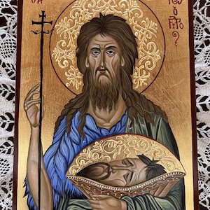 Orthodox Icon - St, John the Baptist, Saint John the Baptist
