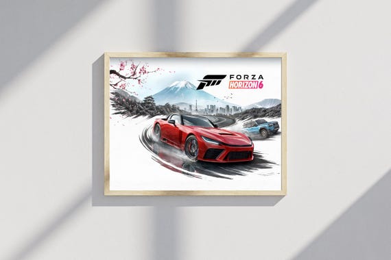 DRIFTER サイン入りポスター Forza Horizon 6 Forza Horizon 6 Poster – Matte Print, Gamer Gift - Etsy