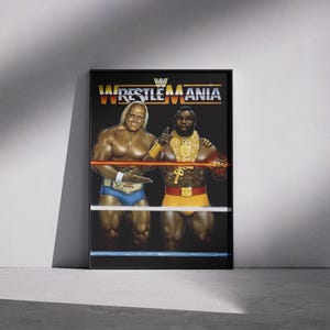 WWE Wrestlemania I Poster - Premium Matte Finish - A Must-Have for Wrestling Fans