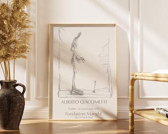 Alberto Giacometti, Original Exhibition Museum Poster - Etsy