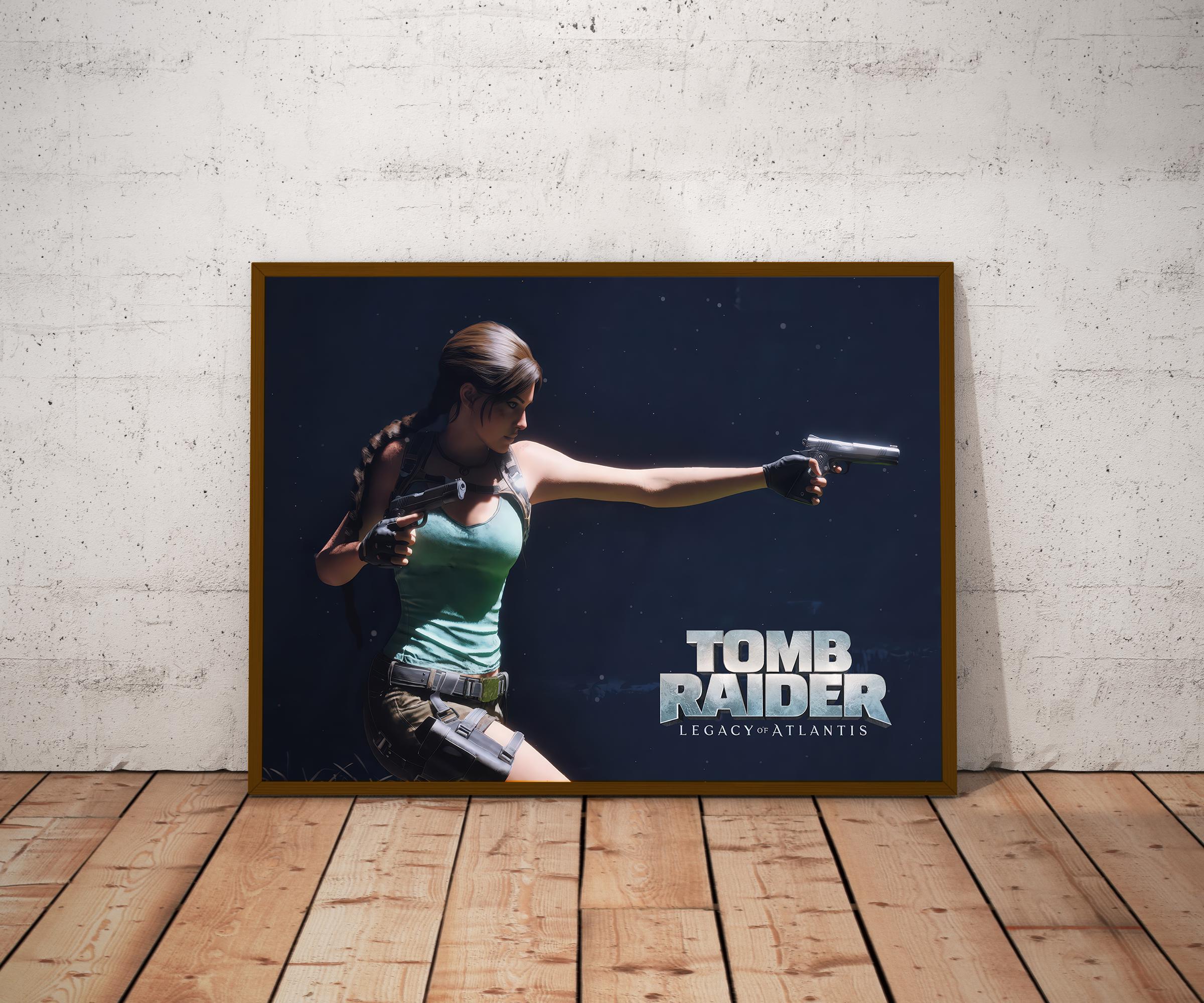 Tomb Raider: Legacy of Atlantis Poster - Matte Finish - Etsy