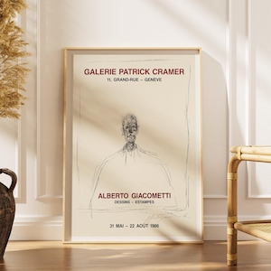 Giacometti poster - Etsy 日本
