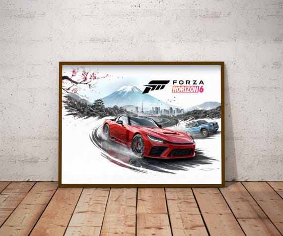 DRIFTER サイン入りポスター Forza Horizon 6 DRIFTER サイン入り