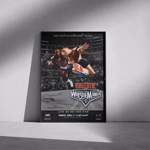 WWE Wrestlemania 22 Poster - Premium Matte Finish - A Must-Have for Wrestling Fans