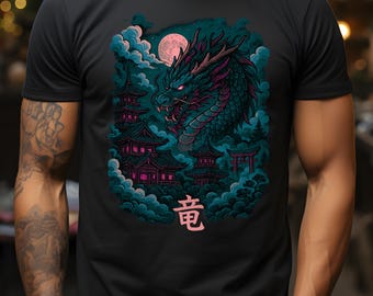 Mystical Dragon Graphic Tee | Fantasy Lover Unisex T-Shirt