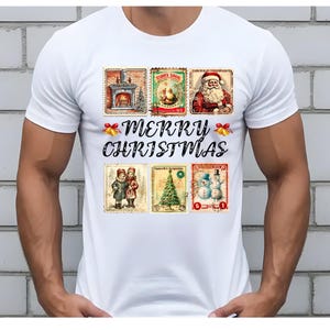 Vintage Christmas T-Shirt: Festive Holiday Tee