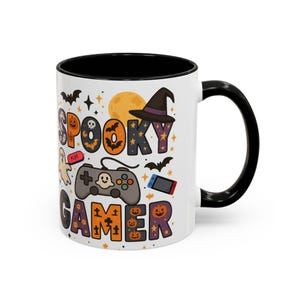 Spooky Gamer Coffee Mug: Halloween Video Game Drinkware