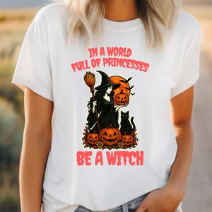 Witch T-Shirt: Spooky Halloween Tee for Women
