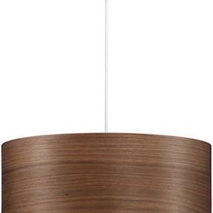 Handmade Walnut Wood Pendant Light – Scandinavian Style Ceiling Lamp european walnut