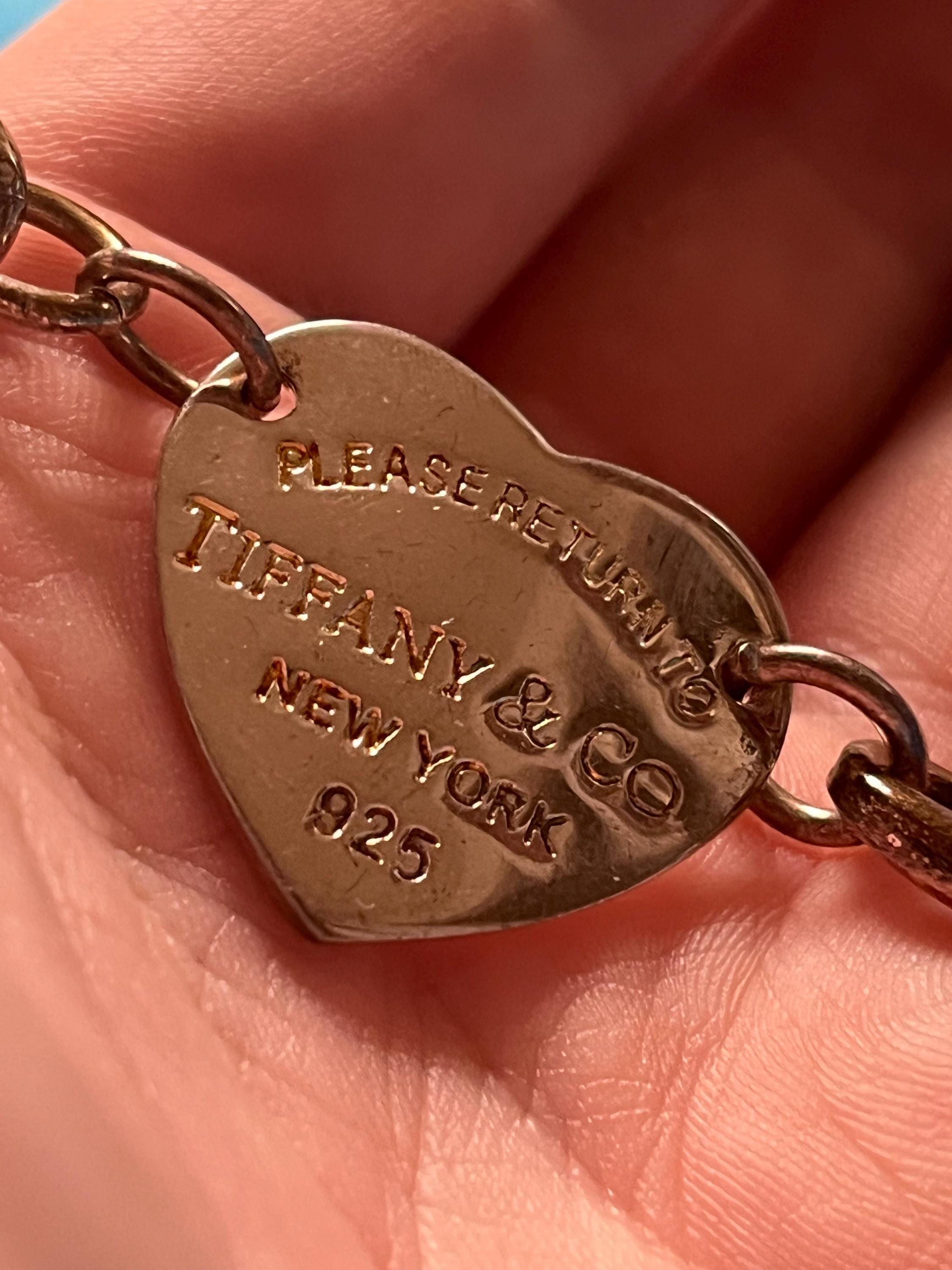 リターントゥティファニー ラージトップ ハートタグ ブレス