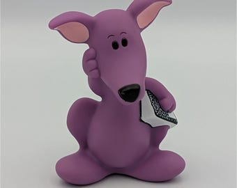 VTG Blue's Clues Purple Kangaroo Figure Mattel Viacom Nick Jr 2000 Notebook 3"