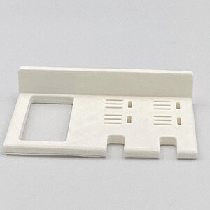 Organizador minimalista con impresión 3D, blanco, para colgar en la pared, para cepillos de dientes, hilo dental y palillos imagen 3