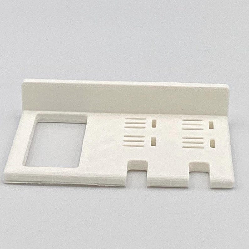 Organizador minimalista con impresión 3D, blanco, para colgar en la pared, para cepillos de dientes, hilo dental y palillos imagen 3
