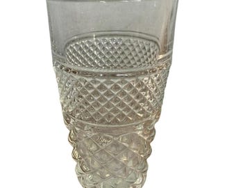 VTG Anchor Hocking Wexford Crystal Tumbler Drinkglas Set Vervanging 5,5"