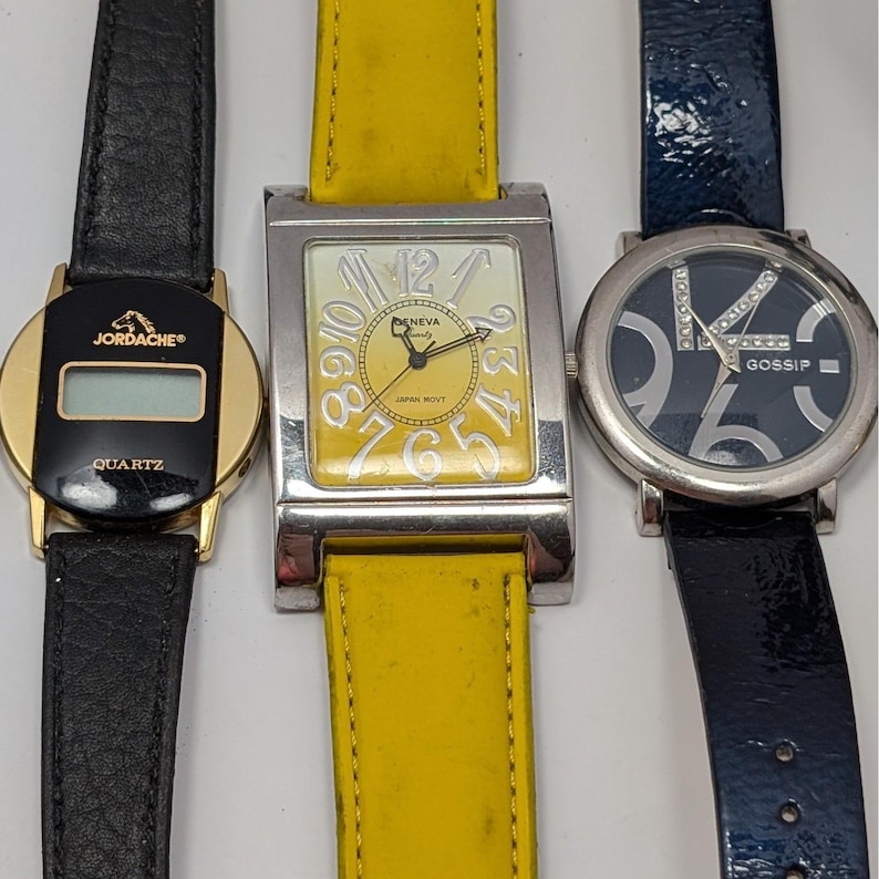Lot of 13 Watches VTG Modern Untested Betsey Johnson Nautica Geneva LA Express image 4
