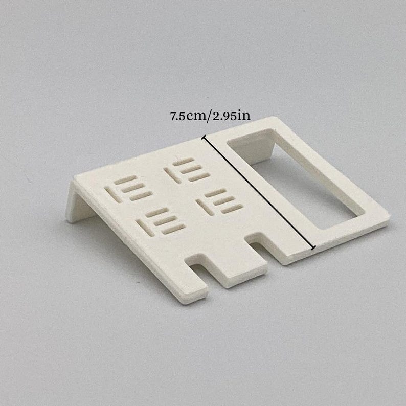 Organizador minimalista con impresión 3D, blanco, para colgar en la pared, para cepillos de dientes, hilo dental y palillos imagen 5