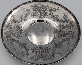 Antique Reed & Barton 190 Silver Plate Tazza Pedestal Bowl Neoclassical Urn RARE